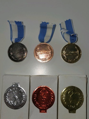 Μετάλλια Ναυτική Εβδομάδα σετ 3 τεμαχίων καινούργια