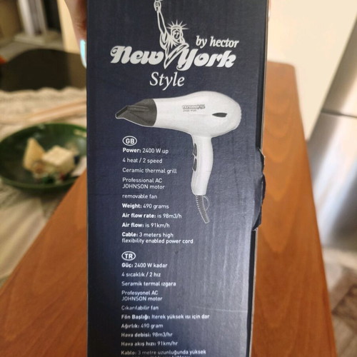 Professional hair dryer 2400 W new with box