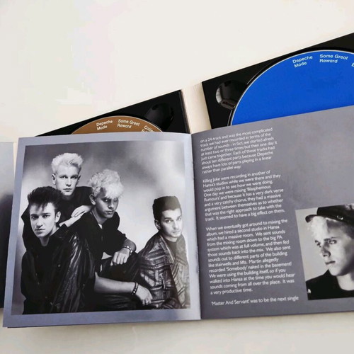 Depeche Mode Some Great Reward Collector's Edition CD and DVD like new