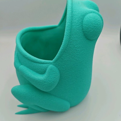 Frog pencil holder new from 3d printer with esun pla+ material