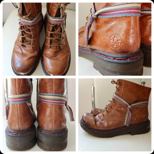 Rieker leather boots, insole 26 cm, size 40
