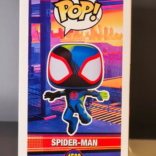 Funko Pop Miles Morales #1500 Limited Edition 7500 with Custom Painted Acrylic Protector new