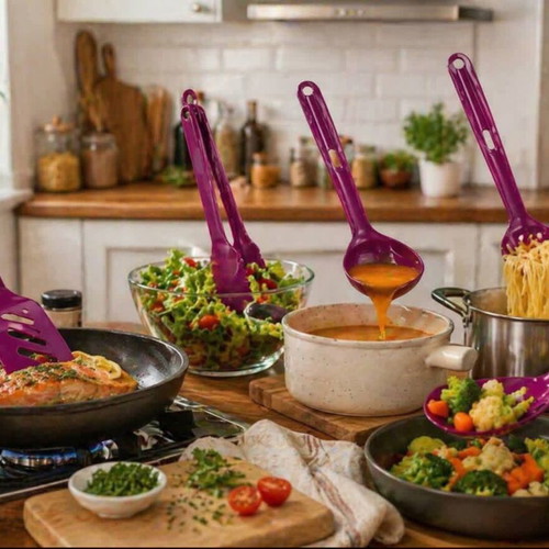 Tupperware kitchen tool set 6 pieces new, multi-tool