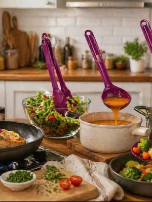 Tupperware kitchen tool set 6 pieces new, multi-tool