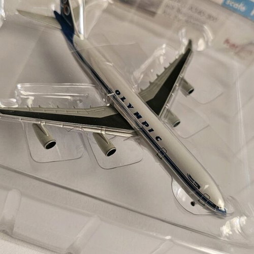 Herpa Olympic Airways Airbus A340-300 diecast model like new with box