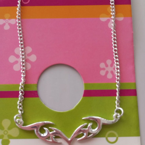 Silver Plated Back Body Chain with Tribal Design new