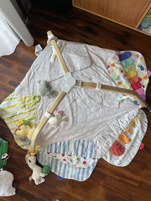 Lovevery playgym with canopy