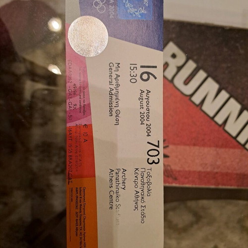 Olympic Games 2004 collectible tickets like new, pack of 2