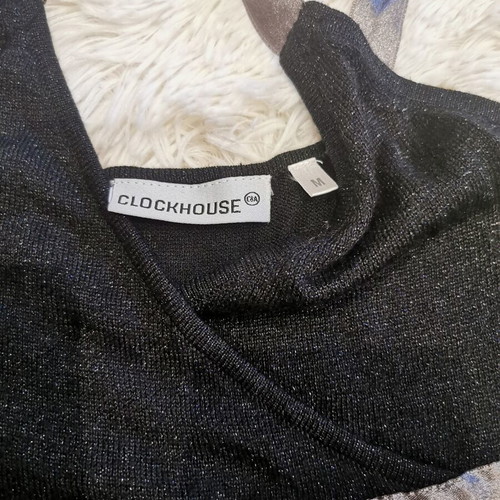 Knitted dress C&A black size M like new