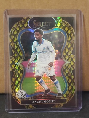 Angel Gomes Gold Dragon Scale Panini Select 2025-26 card like new
