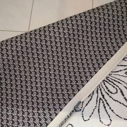 Christina Rossi Newplan rug like new, black and white, 1.60x2.30 m