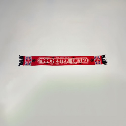 Manchester United 90’s double-sided scarf used, authentic