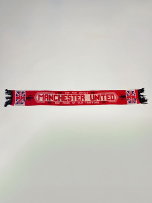 Manchester United 90’s double-sided scarf used, authentic