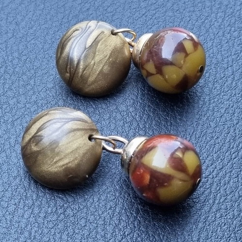 Vintage earrings unique, made in Italy