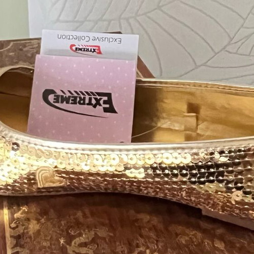 Extreme gold ballerinas new, size 40