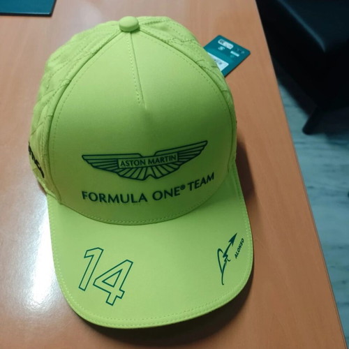 Aston Martin Formula 1 Cap new, yellow, one size