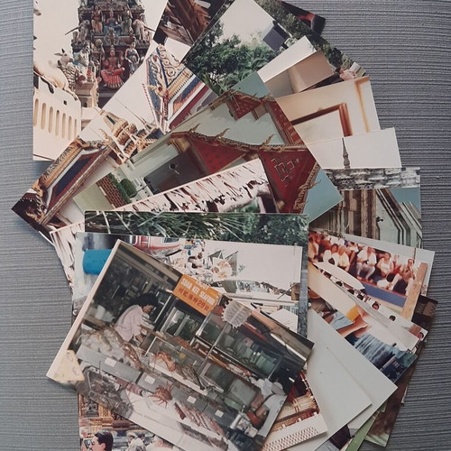 Old photos from Singapore and Thailand early 1980s, 9x12 cm