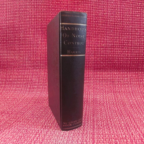 Handbook Of Noise Control 1957 used, leather-bound with gilt lettering