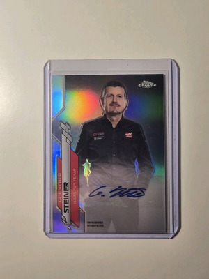 Topps Chrome F1 Formula 1 2020 Guenther Steiner αυτόγραφο σαν καινούργιο 04/90