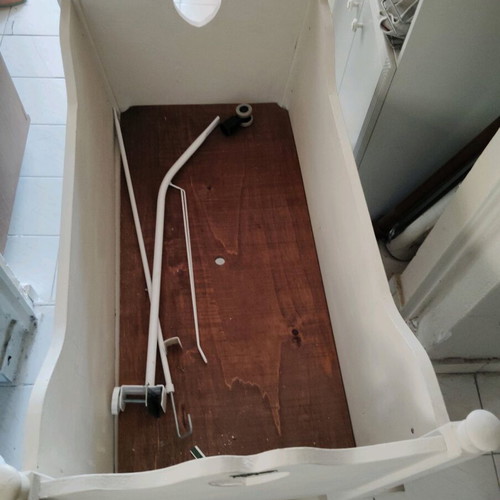 Vintage baby cot used