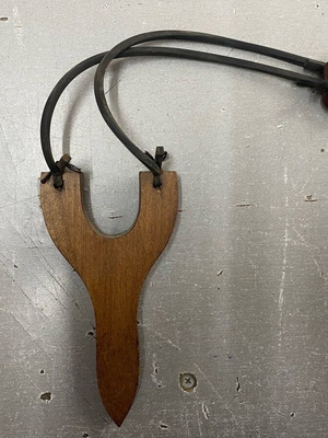Slingshot new, wooden construction