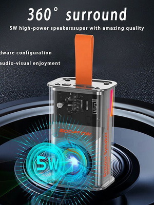 Sooppow ασύρματο ηχείο 5Watt καινούργιο, Bluetooth V5.0