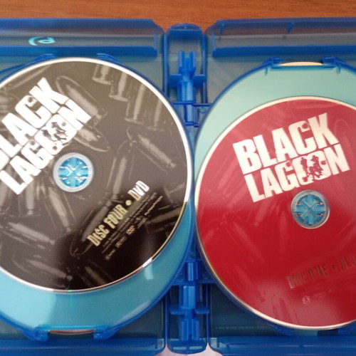 Black Lagoon Blu-ray and DVD combo pack like new with bonus extras