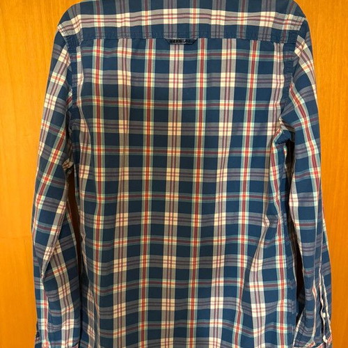 Superdry men's shirt like new, size M, white and blue