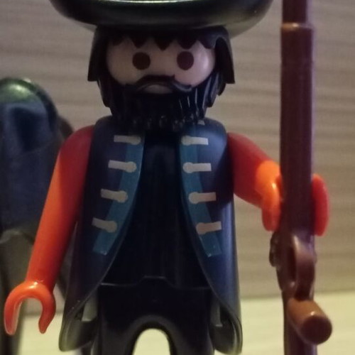 Playmobil cowboy used with horse