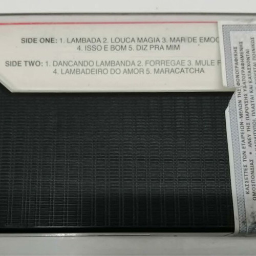 Kaoma Lambada cassette tape like new, Latin