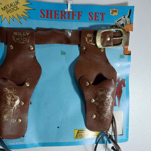 Vintage pistol holsters new from Greek company pitsarisToys