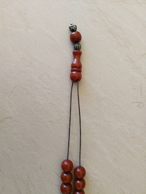 Bakelite mastic worry beads like new, handmade beads
