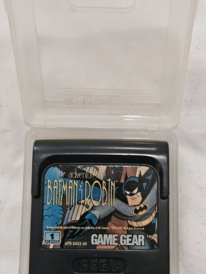The Adventures of Batman & Robin game for Sega Game Gear like new