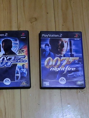 James Bond 007 Agent Under Fire & Nightfire PS2 games like new