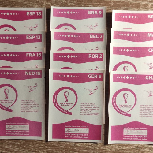 Panini World Cup Qatar 2022 football stickers pack