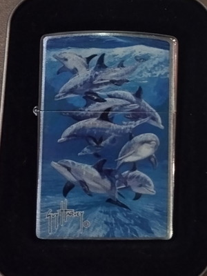 Zippo Guy Harvey Dolphins collectible lighter 2005