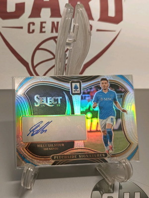 Billy Gilmour 2024-25 Panini Select Serie A Pitchside Signatures new