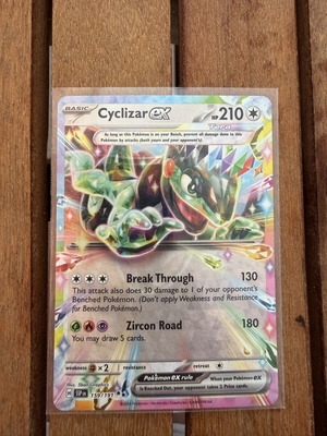 Pokemon TCG Cyclizar ex #159 SSP like new