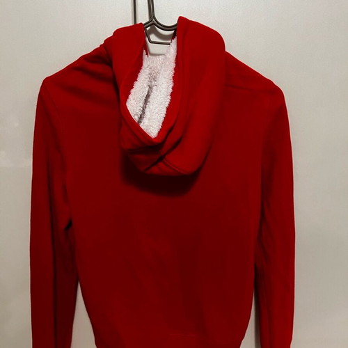 Benetton cardigan used, red, size XXL