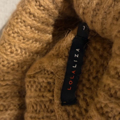 Knitted turtleneck sweater Lolaliza used, camel, size L
