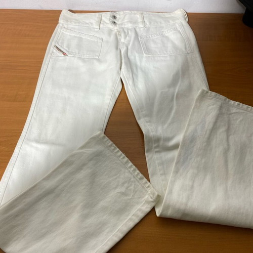 Diesel women's pants used, white, size 28