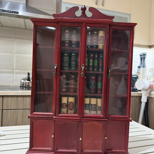 Deagostini small bookcase with books used