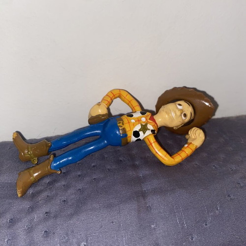 Woody Sheriff collectible figure used, hard plastic