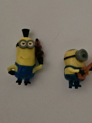 Minions figures used, 2 pieces with Stuart guitar and Kevin