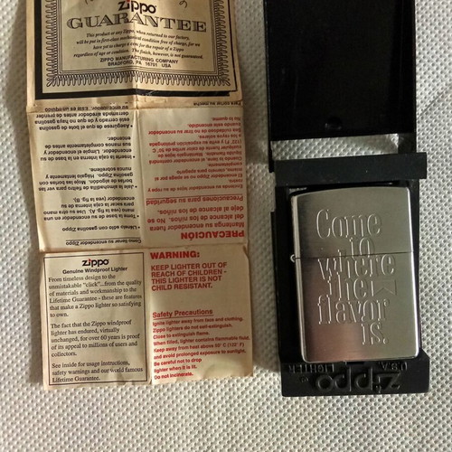 Zippo lighters set of four like new