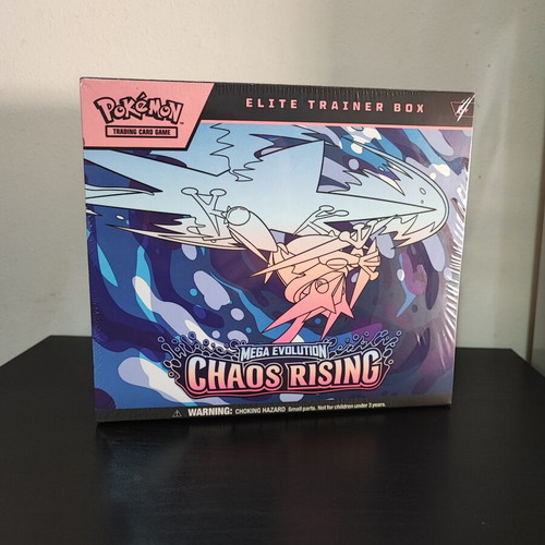 Pokémon Elite Trainer Box Mega Evolution Chaos Rising new