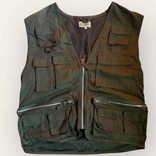 Earthbound Tactical Utility Vest size M like new, olive green