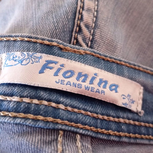 Jean pants straight fit like new, XXL, gray and blue