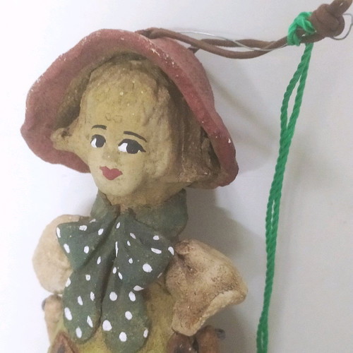 Ceramic handmade marionettes like new, pack of 2