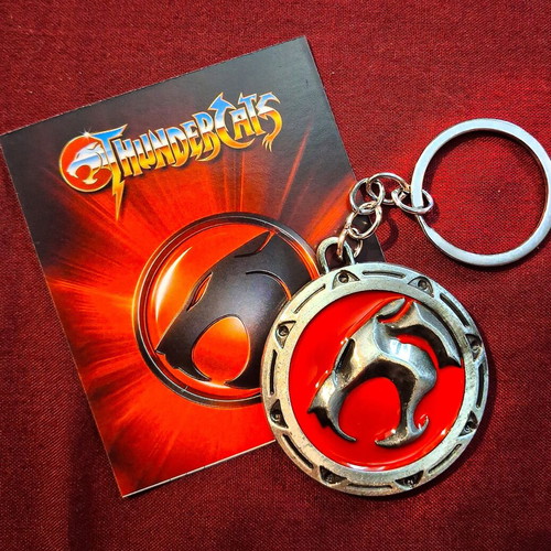 Thundercats Metal Embossed Keychain double-sided new